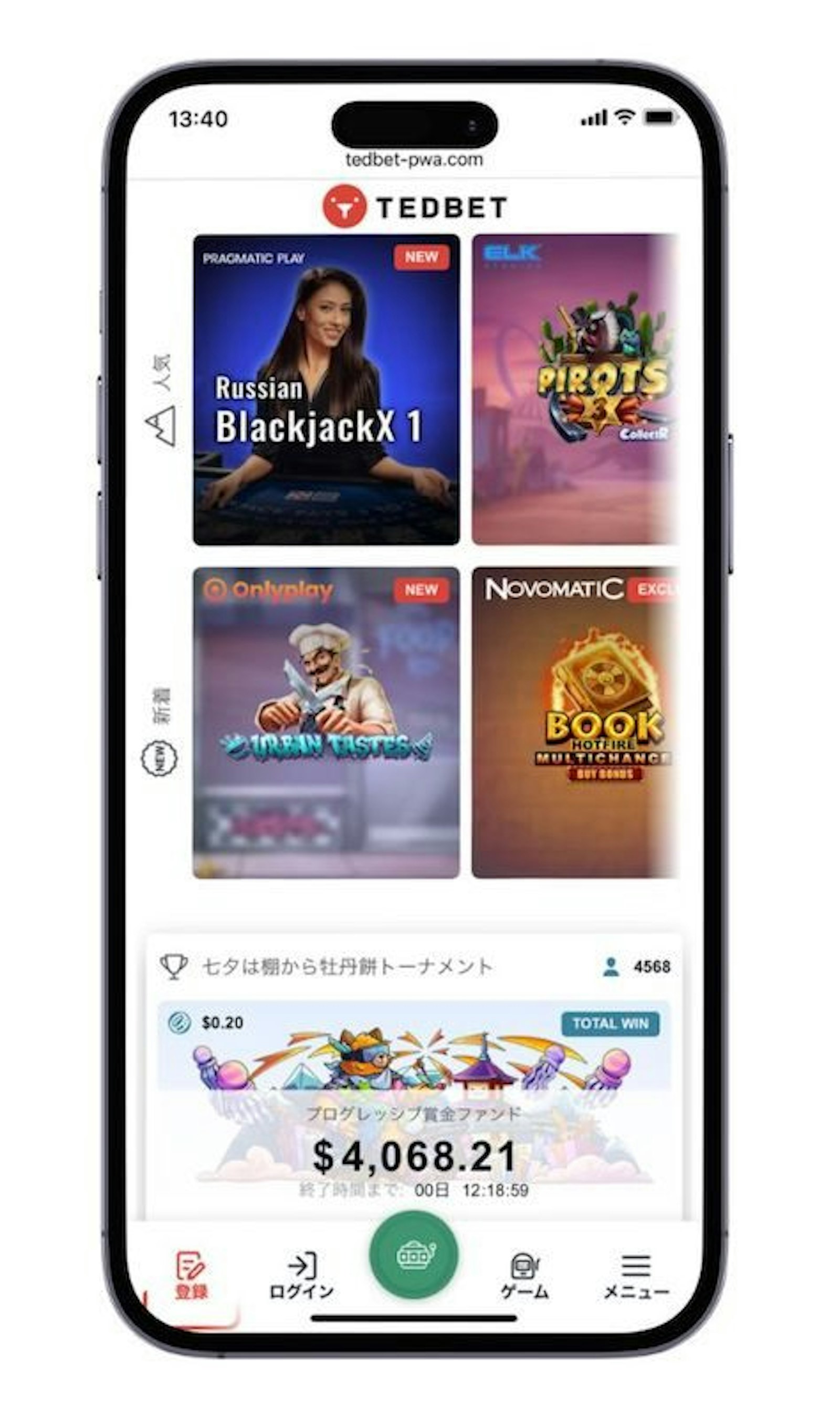 Tedbet mobile casino
