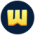 濃紺地に黄色のWロゴ