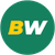 緑地に「BW」のロゴ