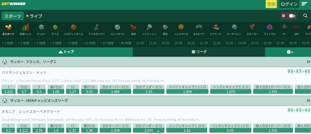 Betwinner Sportsbook